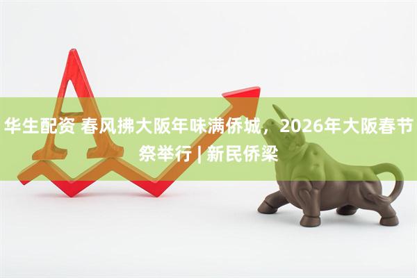 华生配资 春风拂大阪年味满侨城，2026年大阪春节祭举行 | 新民侨梁